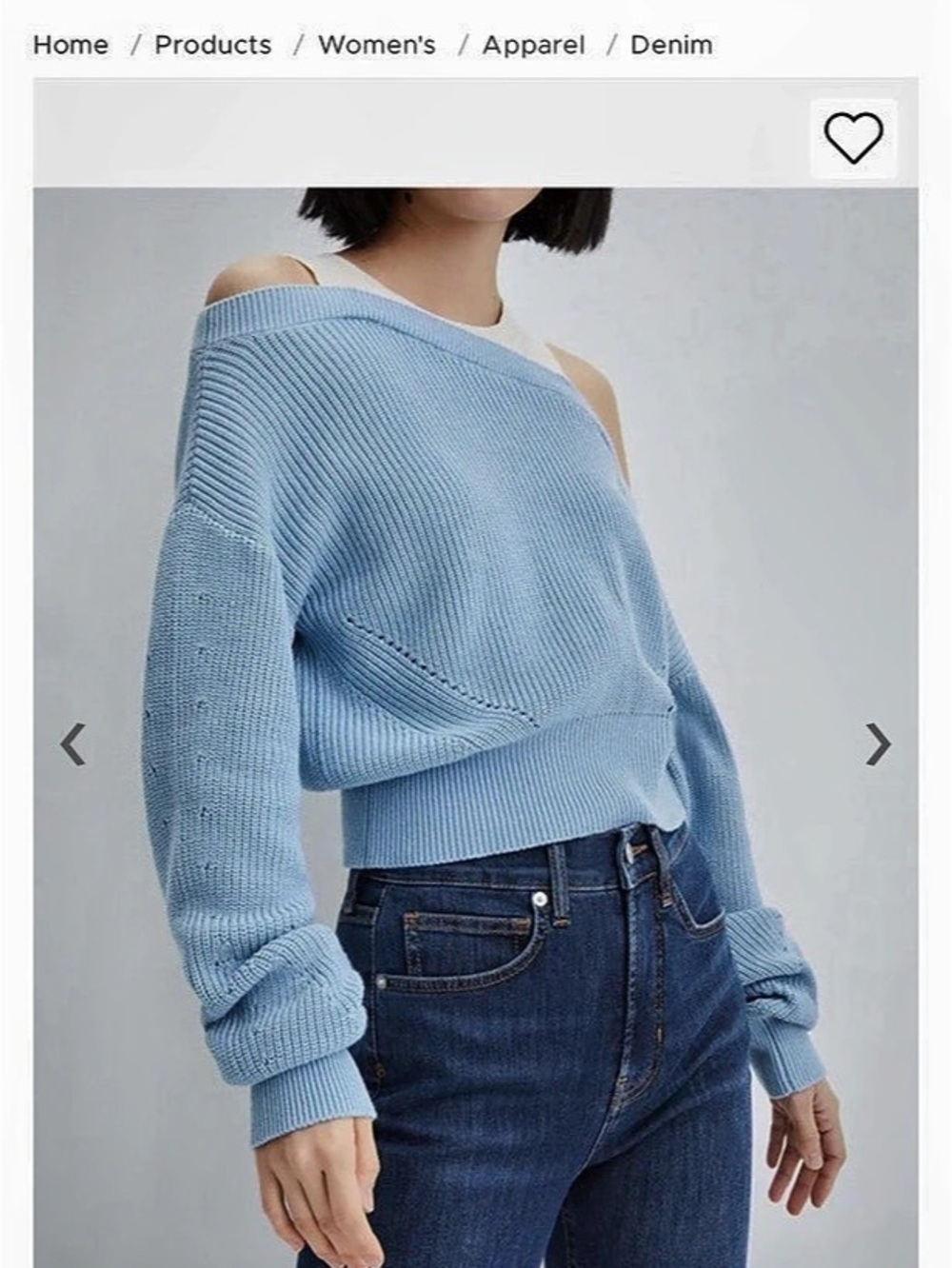 Veronica Beard Blue Knit Layer Prescott Sweater